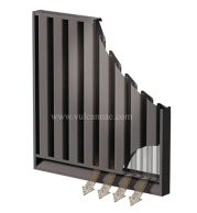 Sand Trap Louver Door – Heavy Duty Galvanized Steel, Ventilated and Dust Separation, Custom Hardware, Industrial and Utility Application, RAL Powder Coated for Weather Resistance